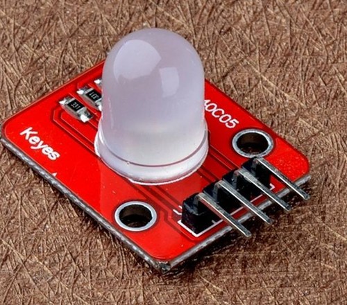 5pcs 10mm rgb - led, diodo
