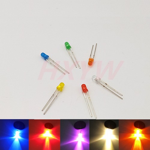 Diodo led tondo 3mm - tondo, 8mm