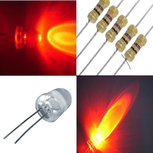 Diodi led 10mm - 5, rosso