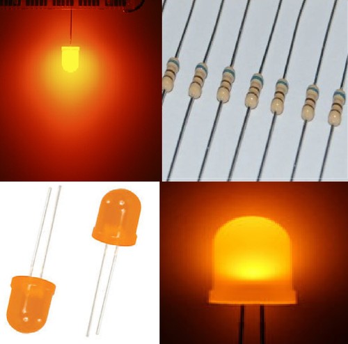 Diodi led mm arancione - 10,