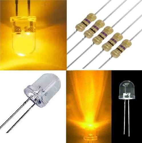 Diodi led 10mm giallo - 10mm,