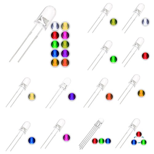 100 5mm colori led - 5mm,