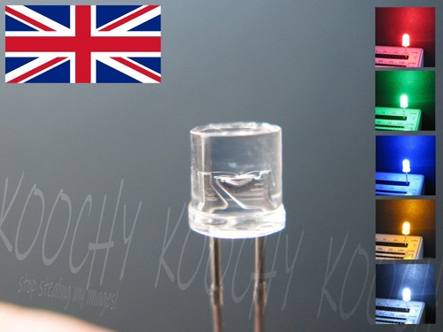 5mm led flat - top, water