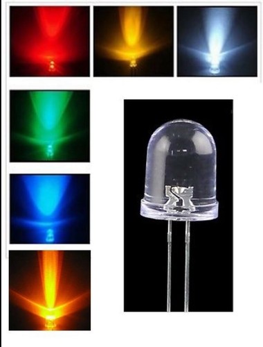 Led 10mm resistenze 12v - led,