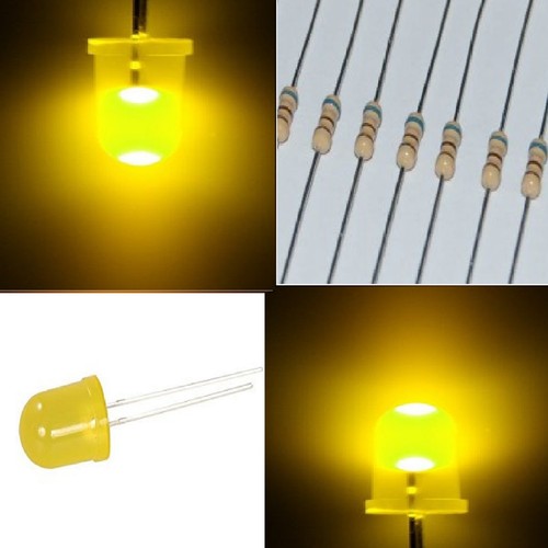 Diodi led mm giallo - diodi,
